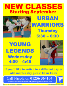 Children's Martial Arts in Basingstoke