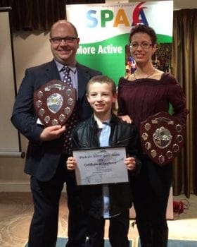 Winchester 2015 Sports Award Coach of the Year and Masters Sportswoman of the year 2015